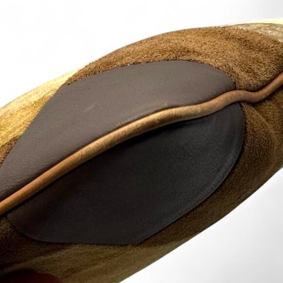 COACH 2362 Patchwork Swing Pack Crossbody Adjustable Leather Strap Suede Y2k - Picture 11 of 15